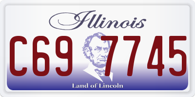 IL license plate C697745