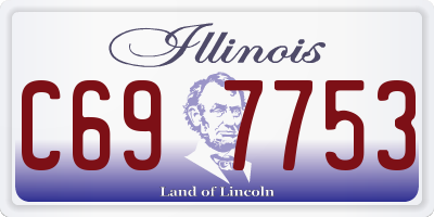 IL license plate C697753
