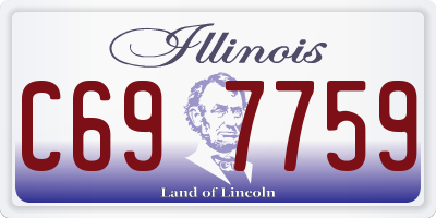 IL license plate C697759