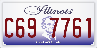 IL license plate C697761