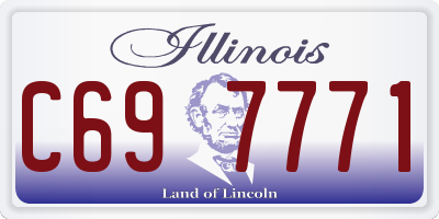 IL license plate C697771