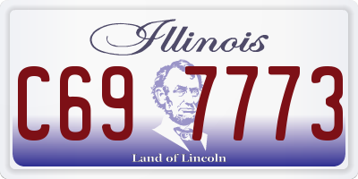 IL license plate C697773