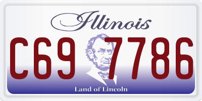 IL license plate C697786