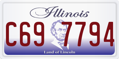 IL license plate C697794