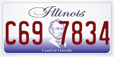 IL license plate C697834