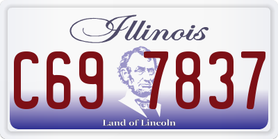 IL license plate C697837