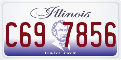 IL license plate C697856