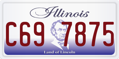 IL license plate C697875