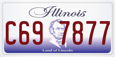 IL license plate C697877