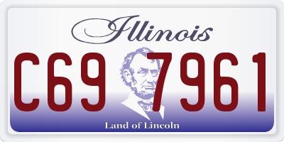 IL license plate C697961