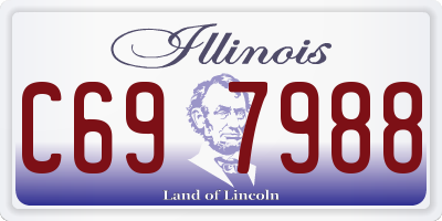 IL license plate C697988