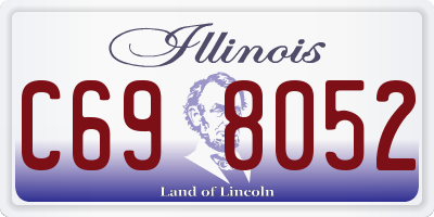 IL license plate C698052
