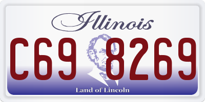 IL license plate C698269