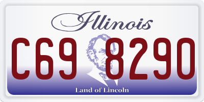 IL license plate C698290