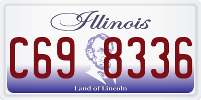 IL license plate C698336