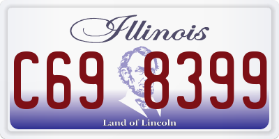 IL license plate C698399