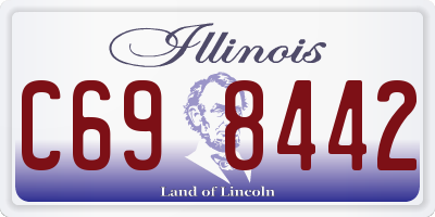 IL license plate C698442