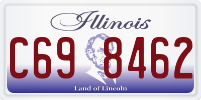 IL license plate C698462