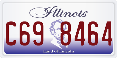 IL license plate C698464