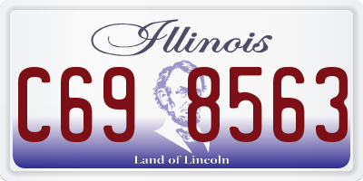 IL license plate C698563