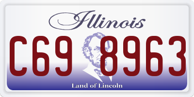 IL license plate C698963