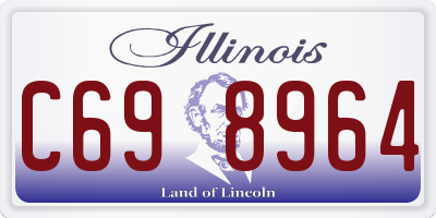 IL license plate C698964
