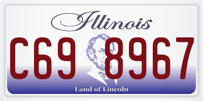 IL license plate C698967