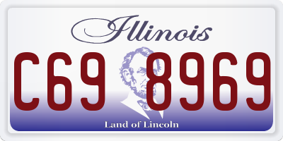 IL license plate C698969