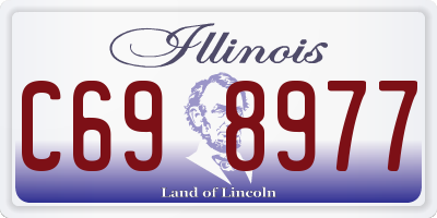 IL license plate C698977