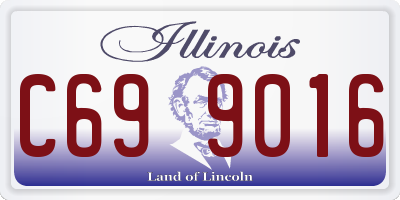 IL license plate C699016
