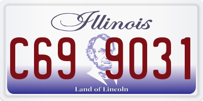 IL license plate C699031