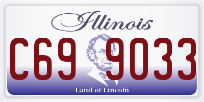 IL license plate C699033