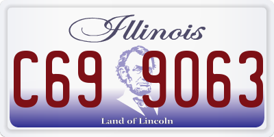 IL license plate C699063