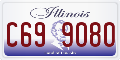 IL license plate C699080