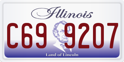 IL license plate C699207