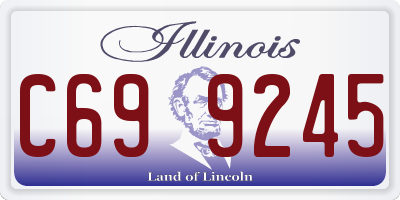 IL license plate C699245