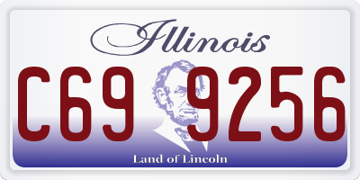 IL license plate C699256