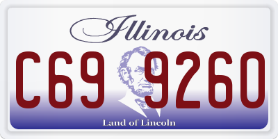 IL license plate C699260