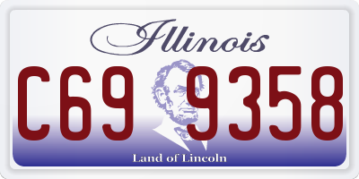 IL license plate C699358