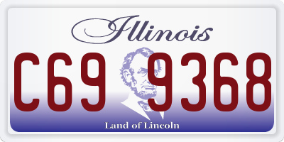 IL license plate C699368