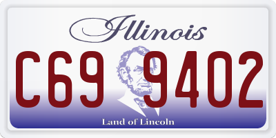 IL license plate C699402