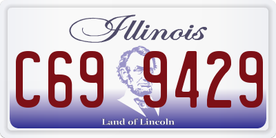 IL license plate C699429