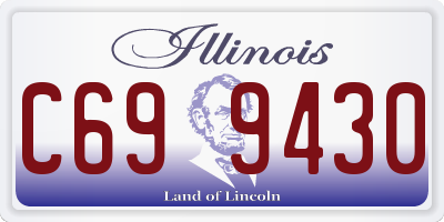 IL license plate C699430