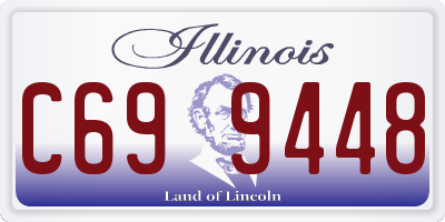 IL license plate C699448