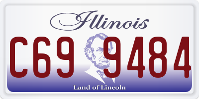 IL license plate C699484