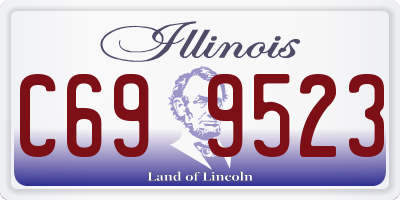 IL license plate C699523