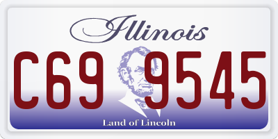 IL license plate C699545