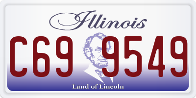 IL license plate C699549