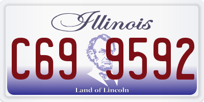 IL license plate C699592