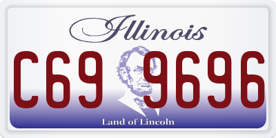 IL license plate C699696
